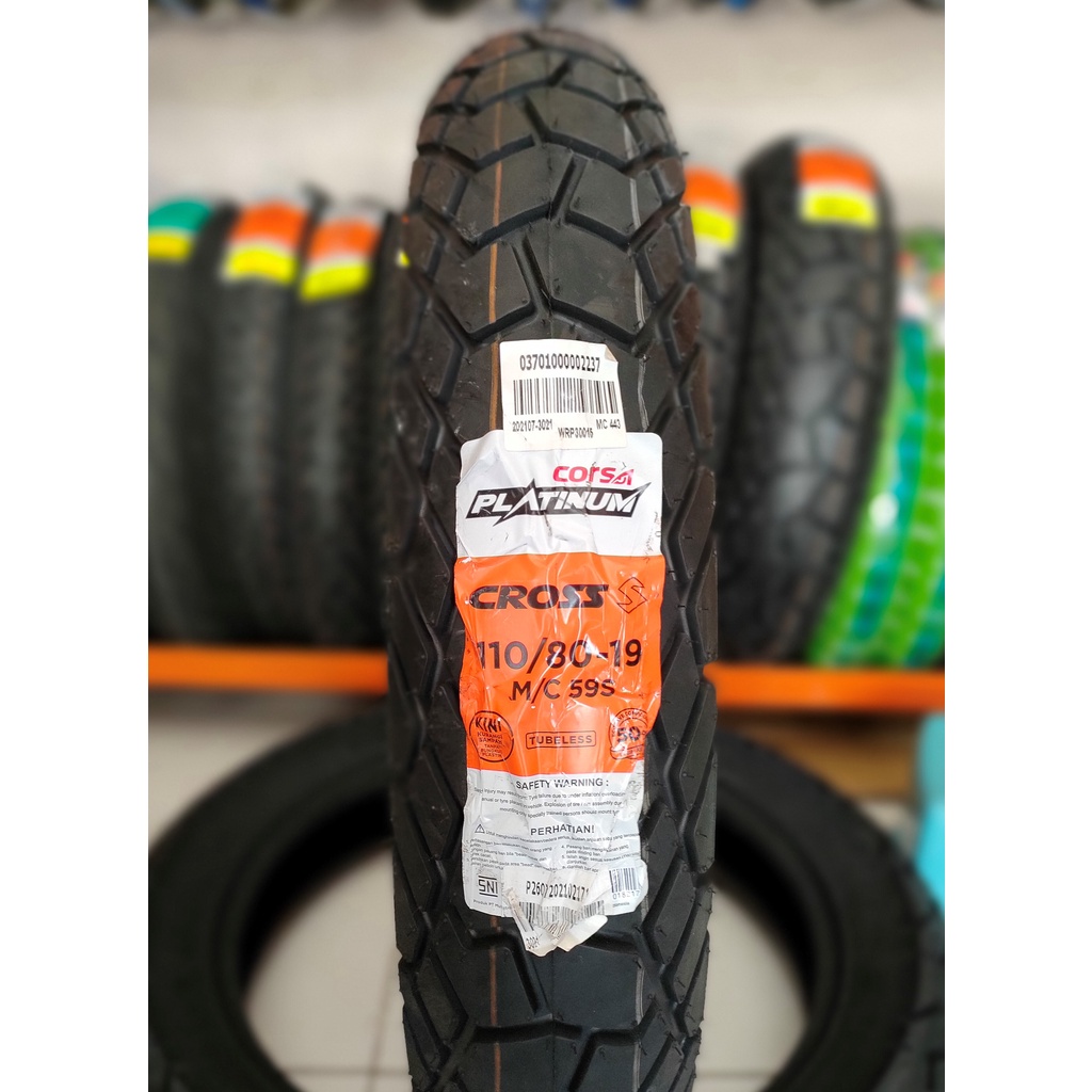 CORSA PLATINUM DUAL PURPOSE S CROSS 110/80 RING 19