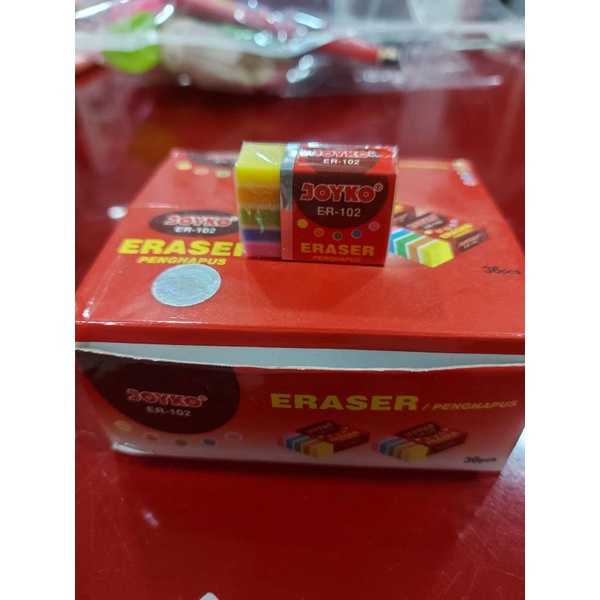 

Penghapus Apusan Eraser Joyko ER 102 Rainbow