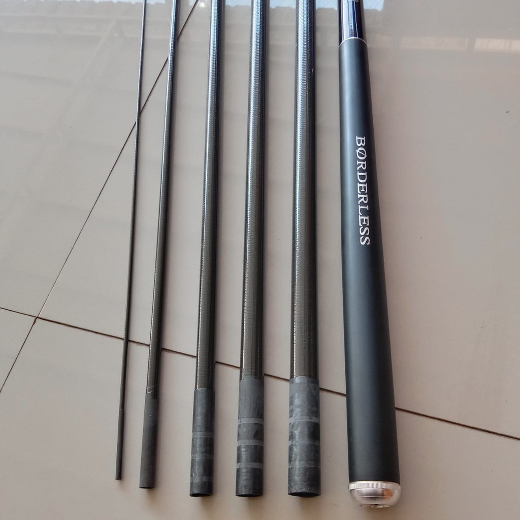 ORIGINAL Joran Karbon Tegek Shimano Borderless Japan 450 Cm Kuat Ringan Kaku