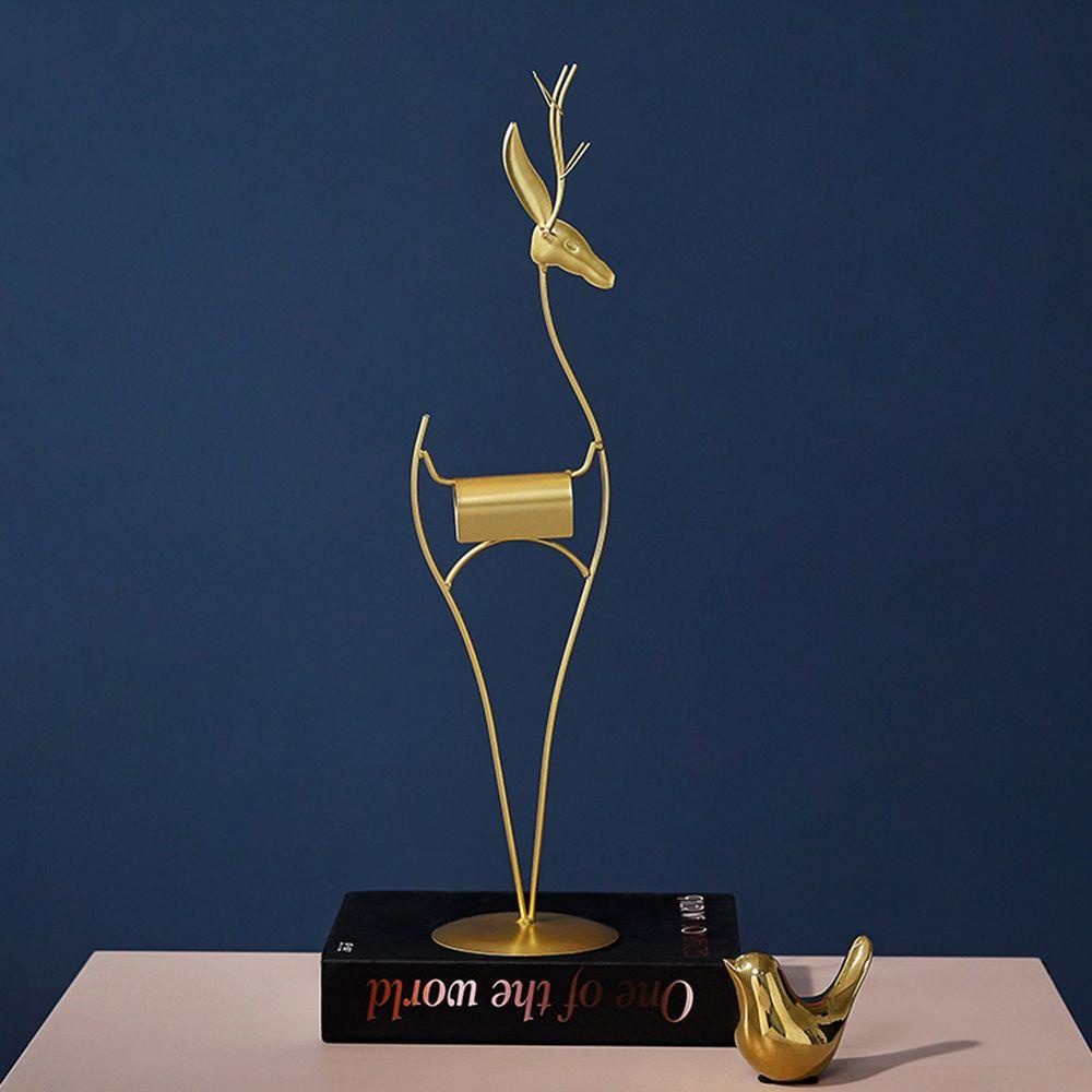 Populer Patung Rusa Emas Dekorasi Rumah Nordic Ornamen Hias Art Figurine