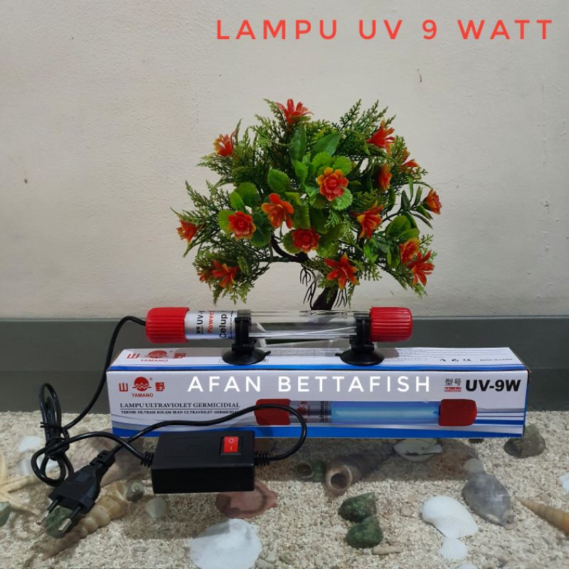 YAMANO ULTRAVIOLET GERMICIDAL LAMP UV 9 WATT LAMPU UV 9W AQUARIUM KOLAM AKUARIUM