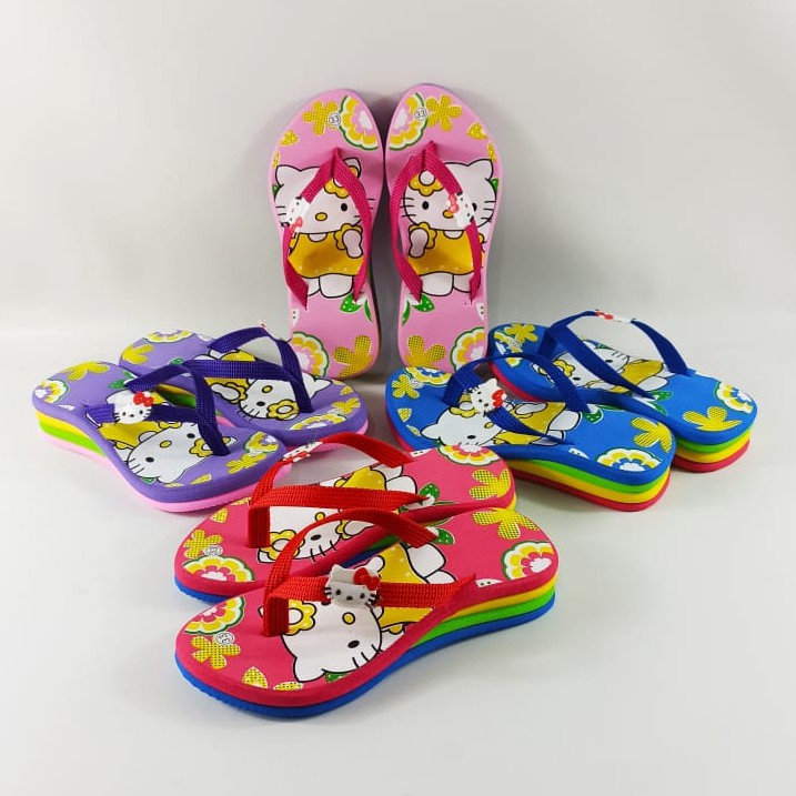 sandal hello kitty sandal wedges anak anak sandal wedges anak perempuan