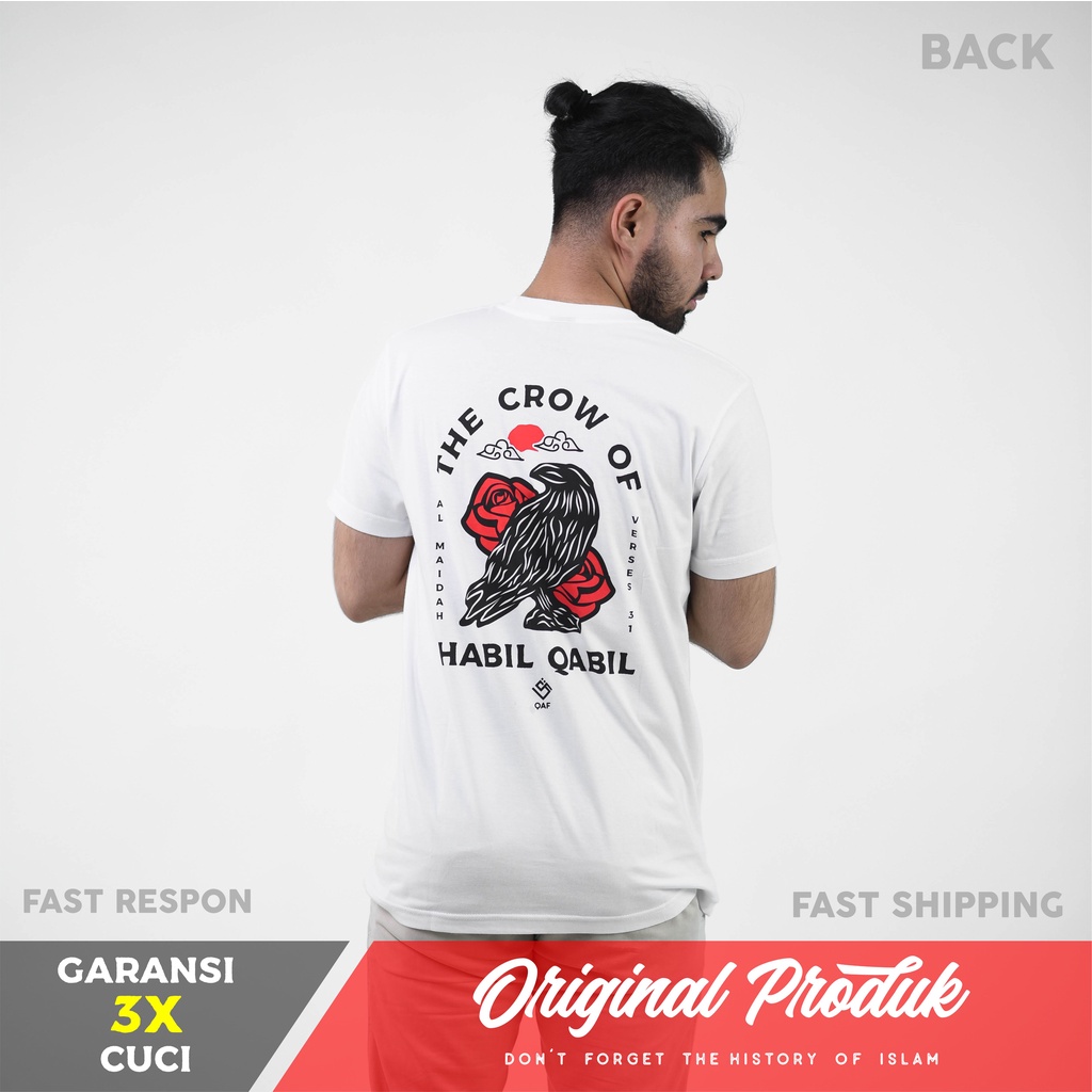 KAOS QAF HABIL & QABIL - Original Kaos Qaf Moeslem Apparel