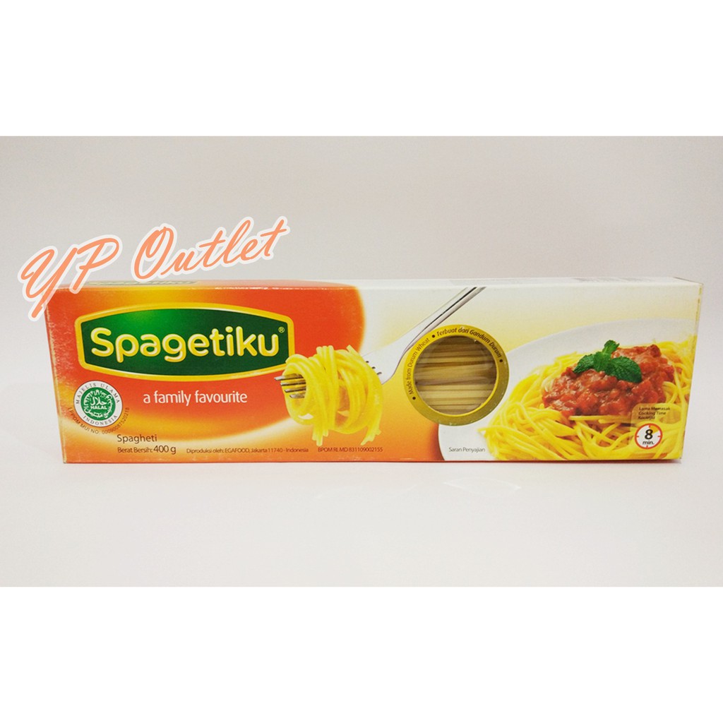 

Spagetiku Spaghetti mie pasta spageti 400gr