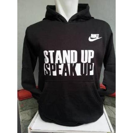 Sweater Hoodie Nike Stand Up (Black/White)