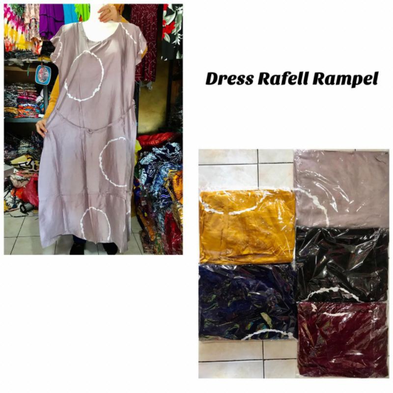 Long Dress Rufle Rayon PernikBali