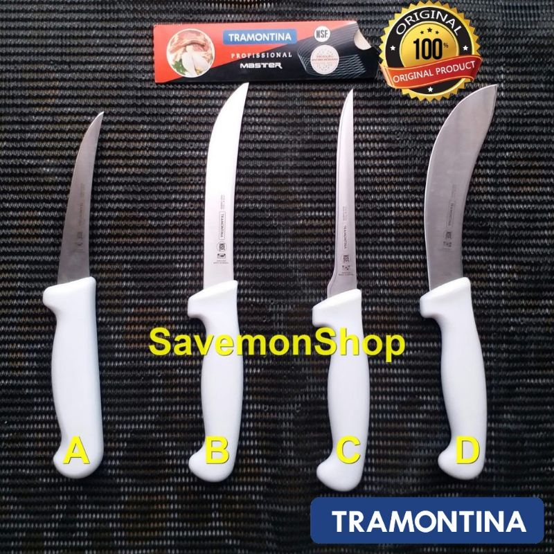 [Terlaris] Pisau Tramontina Boning Original Brazil Pisau Tulang Kulit Daging Potong Sembelih Asahan 