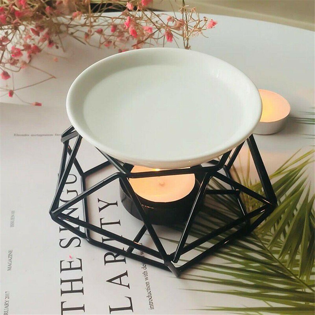 TOP Light Candle Holder Warmer Wax Melt Tempat Bakar Minyak Mangkok Keramik