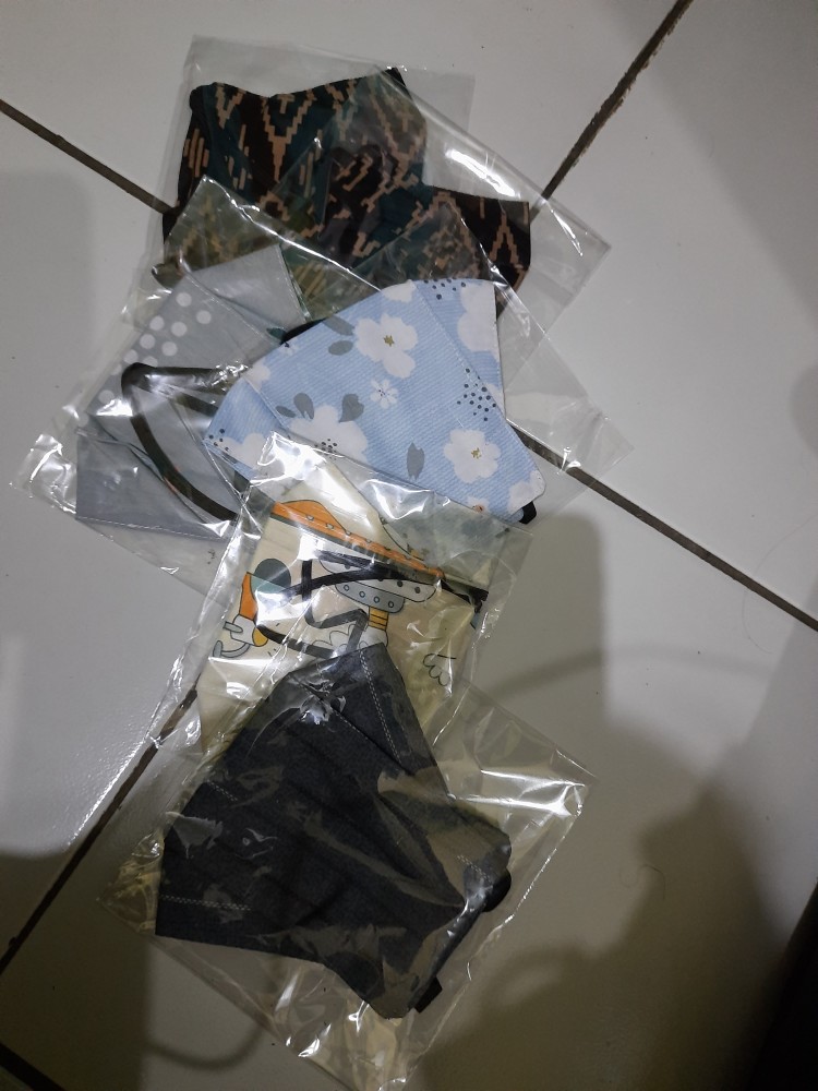 Masker Batik 3d Dewasa Dan Anak Anak