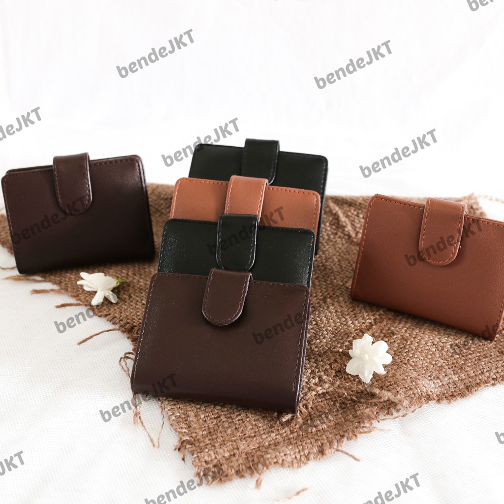 BENDE - DOMPET KARTU PRIA LEATHER SERIES DAN UANG KERTAS PREMIUM TEMPAT KARTU