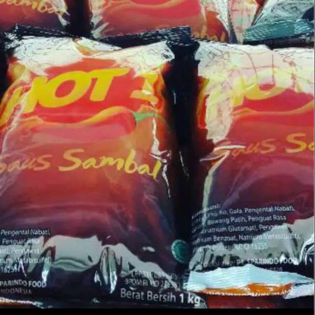 

Hot 1 saus sambal 1kg