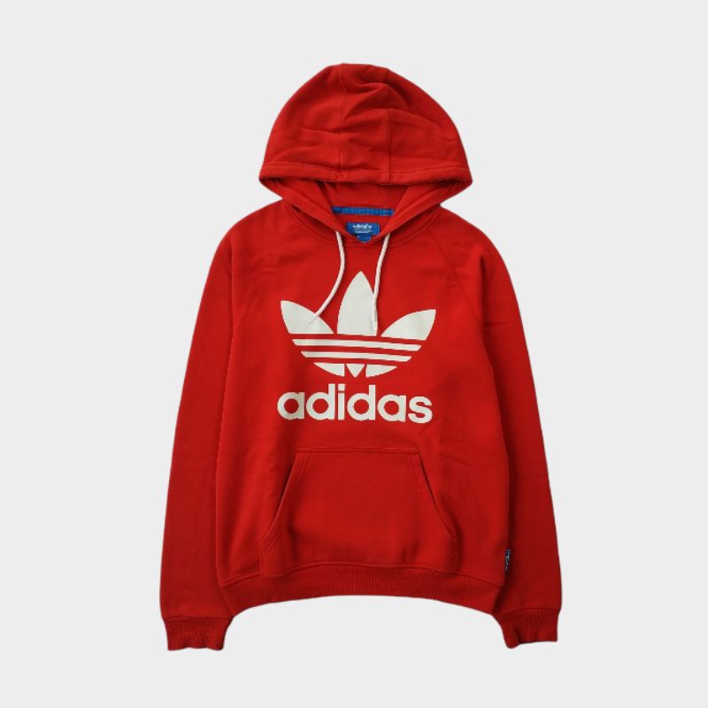 hoodie adidas trefoil second bekas