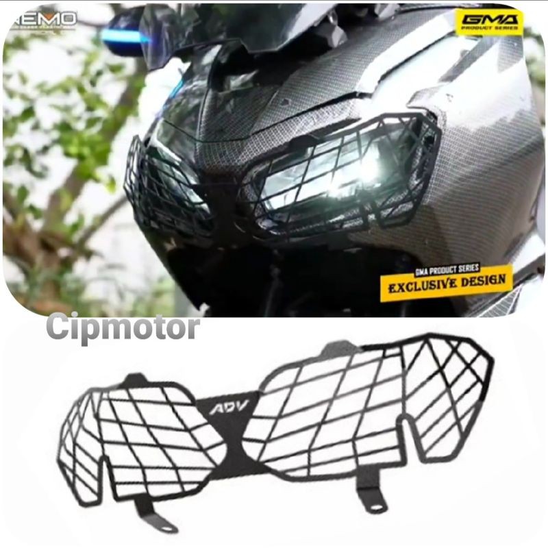 Cover Pelindung Lampu depan Honda ADV 150 Cover Front Guard Headlamp ADV