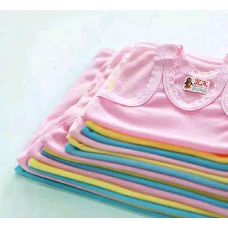 12 PCS Kaos Anak Singlet Jaring