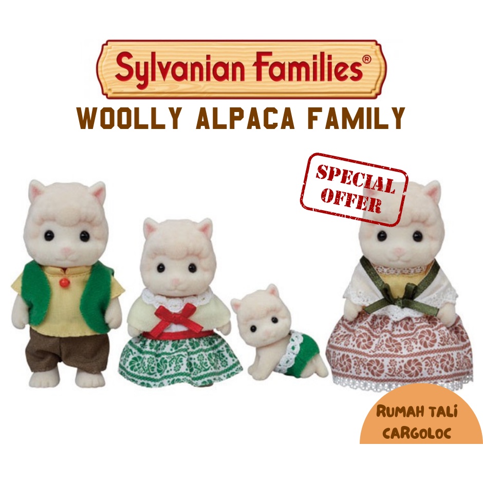 Sylvanian Families WOOLLY ALPACA FAMILY