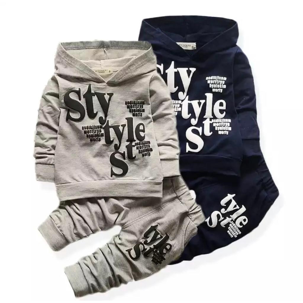 SETELAN ANAK HOODIE STYLE ANAK  1-5 TAHUN SETELAN ANAK LAKI LAKI SETELAN ANAK PEREMPUAN BAJU ANAK KEKINIAN BAJU ANAK TRENDY SWITER ANAK TERLARIS