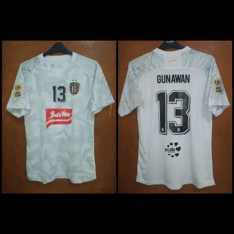 jersey bali united away AFC 2022 match issue/prepared gunawan