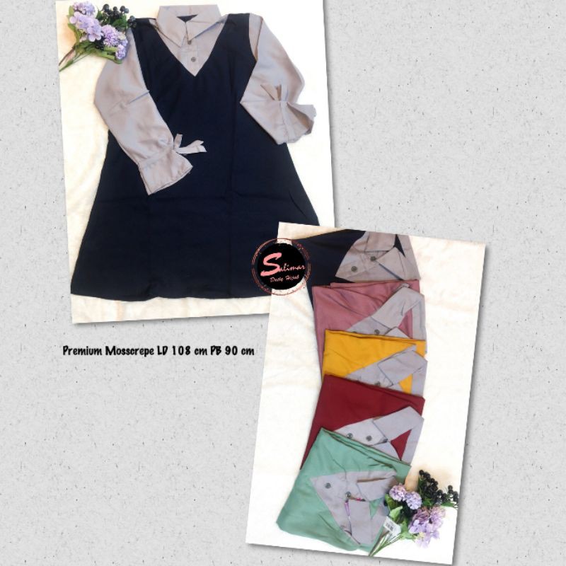 Tunik Polos Model Outer