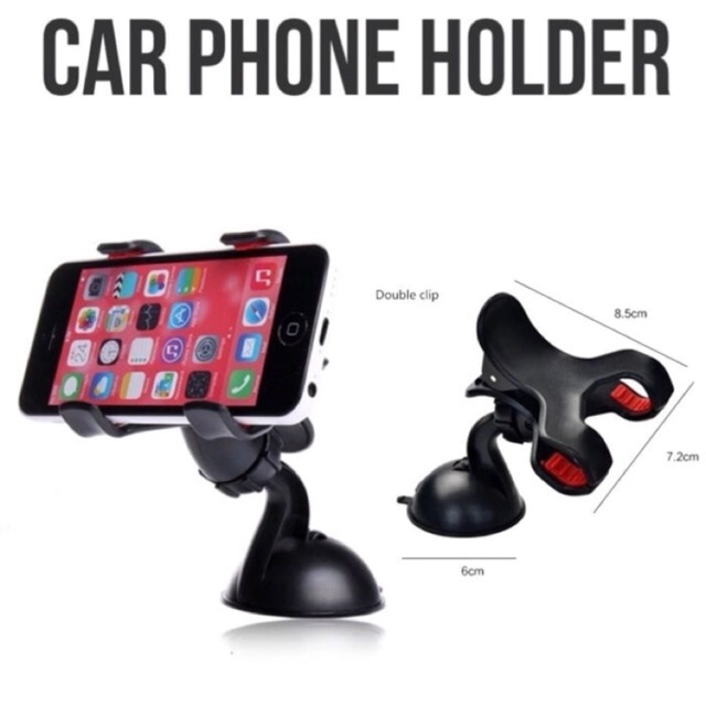 Car phone holder 360 derajat model jepit smartphone hp