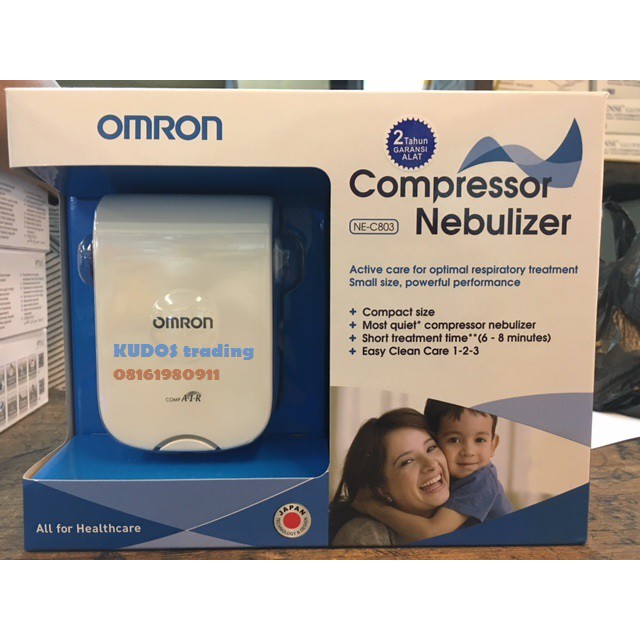 Omron Nebulizer NE-C803 - Hening, Kecil dan Ringan