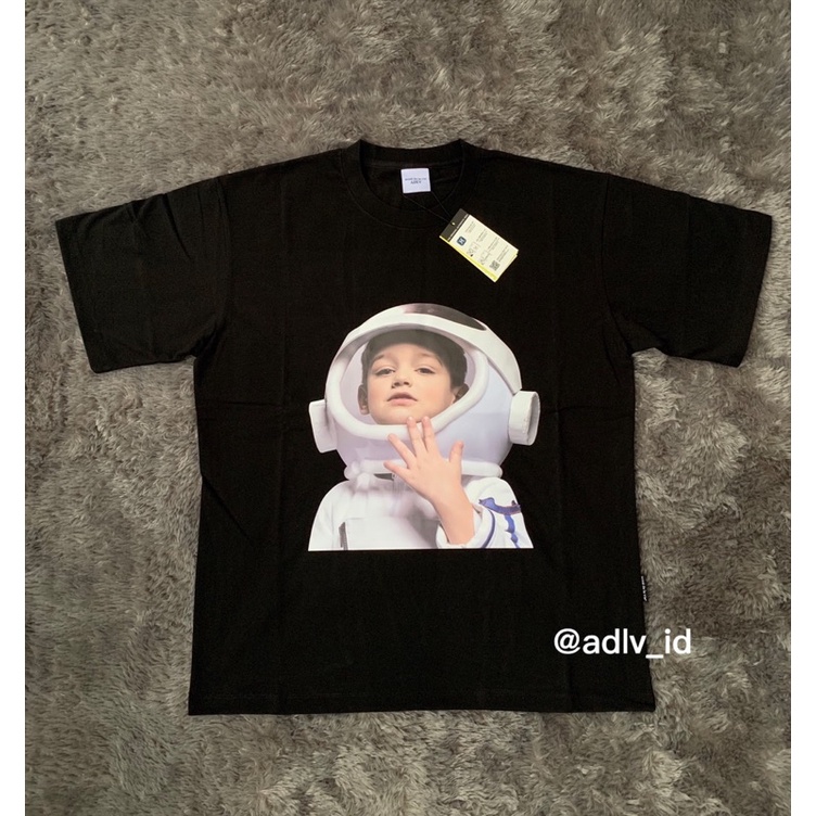 Acme De La Vie ADLV Baby Face Short Sleeve T-Shirt Black Astronaut