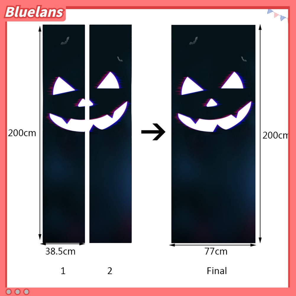 Stiker Dinding 3D Bahan PVC Untuk Dekorasi Halloween