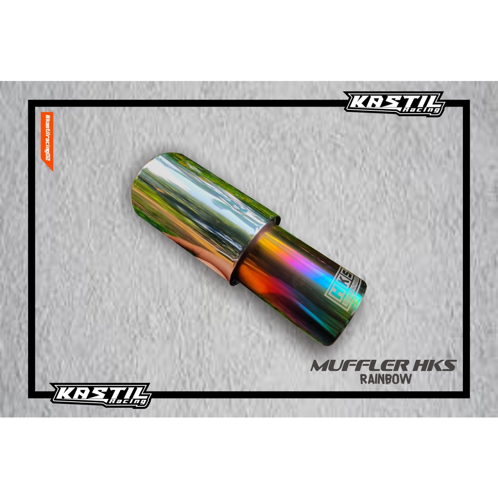 Hks Hi Power Baby Pelangi Muffler Knalpot Mobil Racing Berkualitas