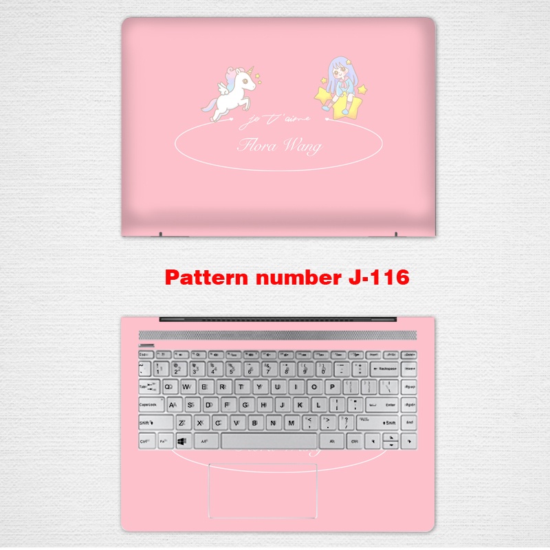 2 Pcs Stiker Pelindung Laptop Notebook ASUS zenbook Vivobook FX60 ZX60 FX63 Ukuran 12 13 14 15.6 Inch