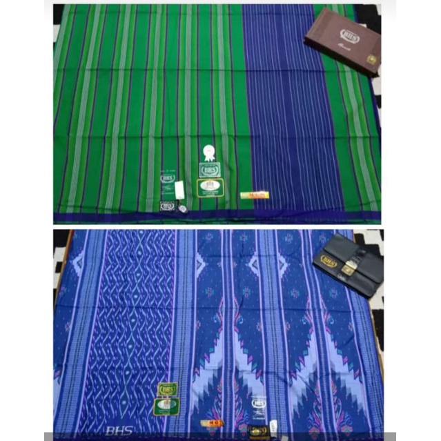 2 PCS SARUNG BHS FULL SUTRA GOLD & SILVER MOTIF MGT & KES