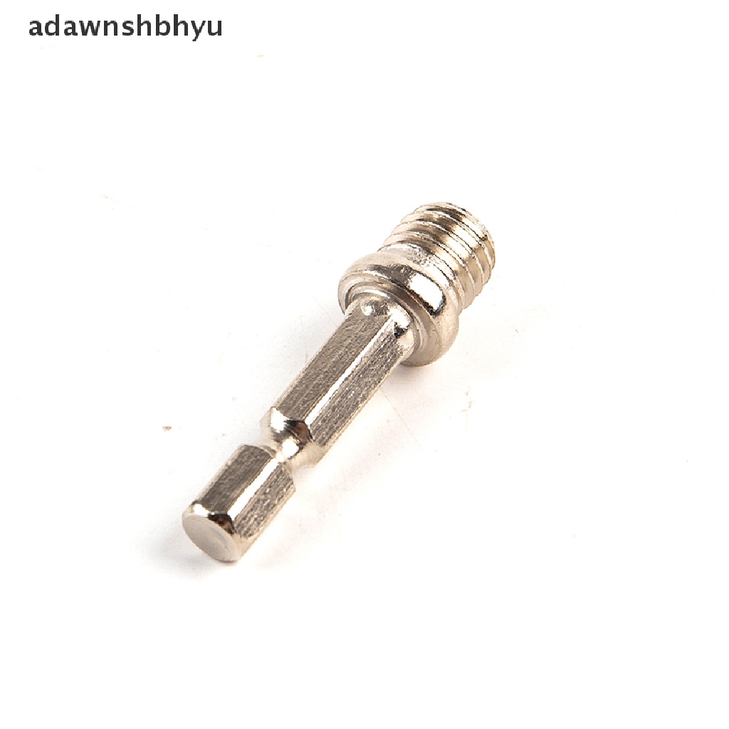 Adawnshbhyu 1Pc 1per4 Hexagon Connecting Rod Adapter Bor Chuck M10 Sambungan Disc Poles