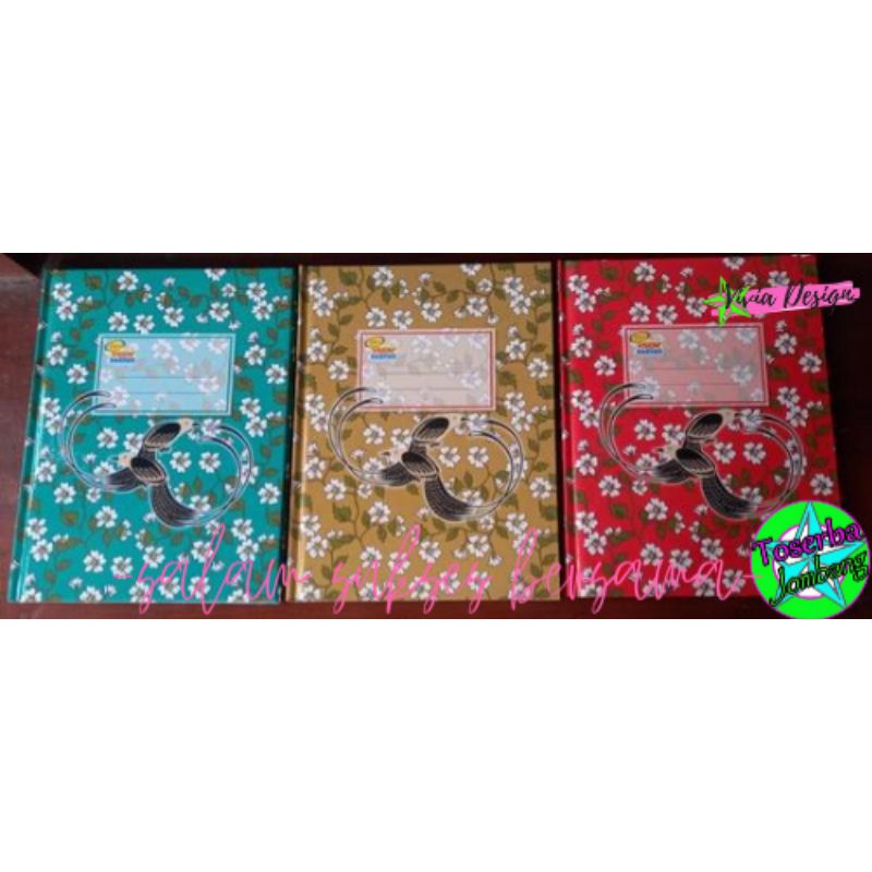 

Buku Sampul Tebal New Vision ukuran buku tulis 16x20,5