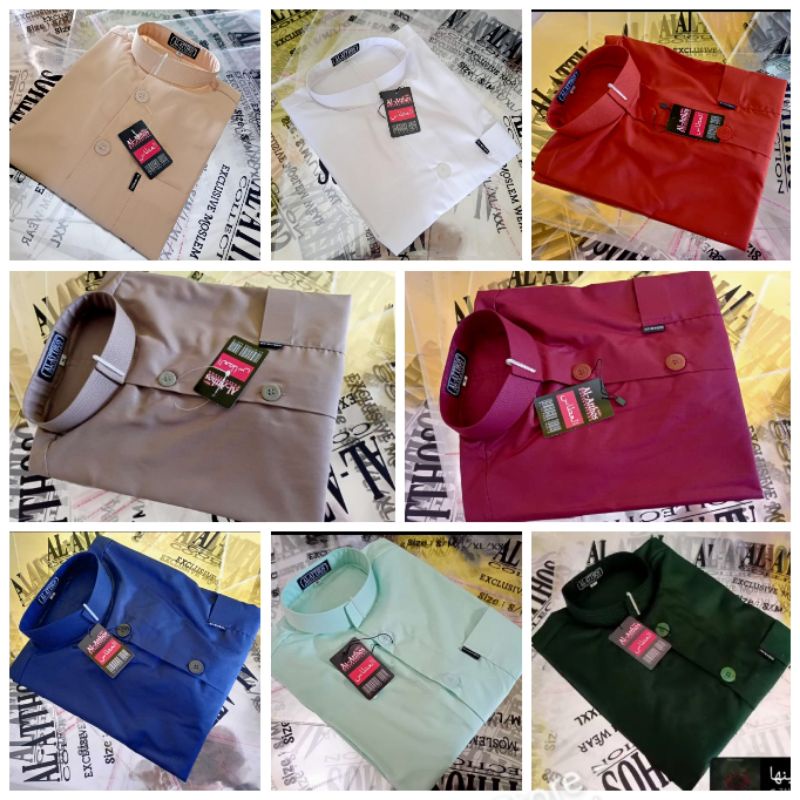 Baju Koko Haibah/Habaib Mahkota Nya Baju Haibah Merk Al-Athos / Ammu Elegant Nyaman Di Pakai