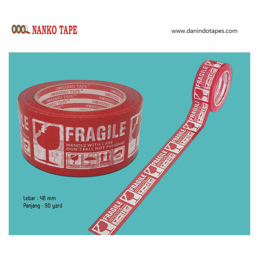 

Isolasi Tulisan Fragile / Fragile Sign Tape