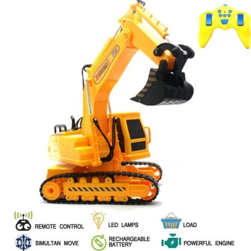 mainan hobi remote control truck contruction rc car rc bego rc excavator besar realistik mobil remot