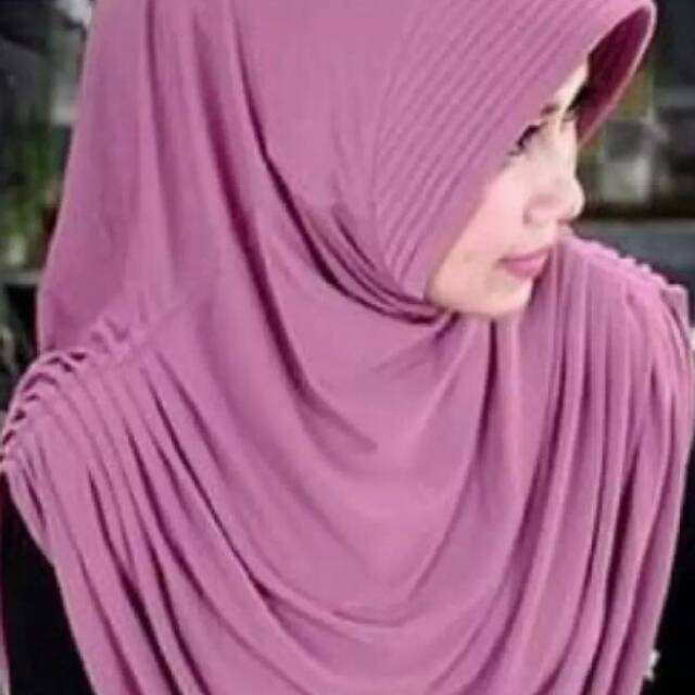 Jilbab Rukmana || Jilbab Serut Kiri Kanan Di Bahu || Jilban Instan