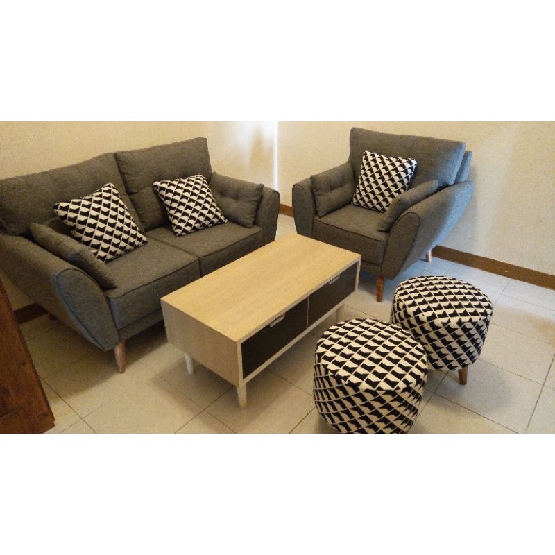 sofa bristol 1 set + meja laci