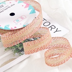 Two Tone Strip Ribbon 2.5 CM // Pita Satin / Ribbon / Pita Import / Pita Bunga / Pita Kado / Pita Chiffon / Pita Termurah / Flower Ribbon / Florist Ribbon / Pita / Pita Grosir / Pita Besar Kecil Medium / Satin / OPP / Pita Tarik / Florist supply