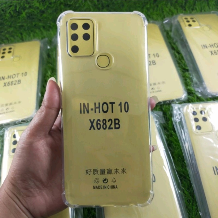 INFINIX HOT 10 HOT 10S HOT 10 PLAY CASE ANTI CRACK SOFTCASE BENING TRANSPARAN, SOFTCASE ANTICRACK