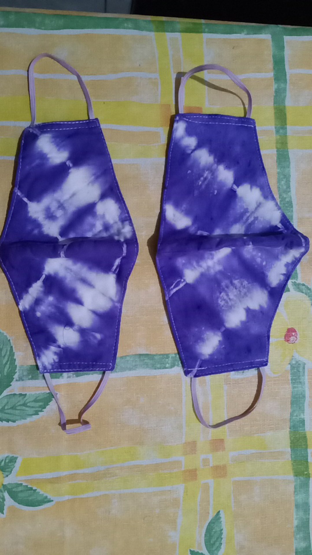 Paket Masker Tie Dye + Konektor Masker Hijab + Ikat Rambut