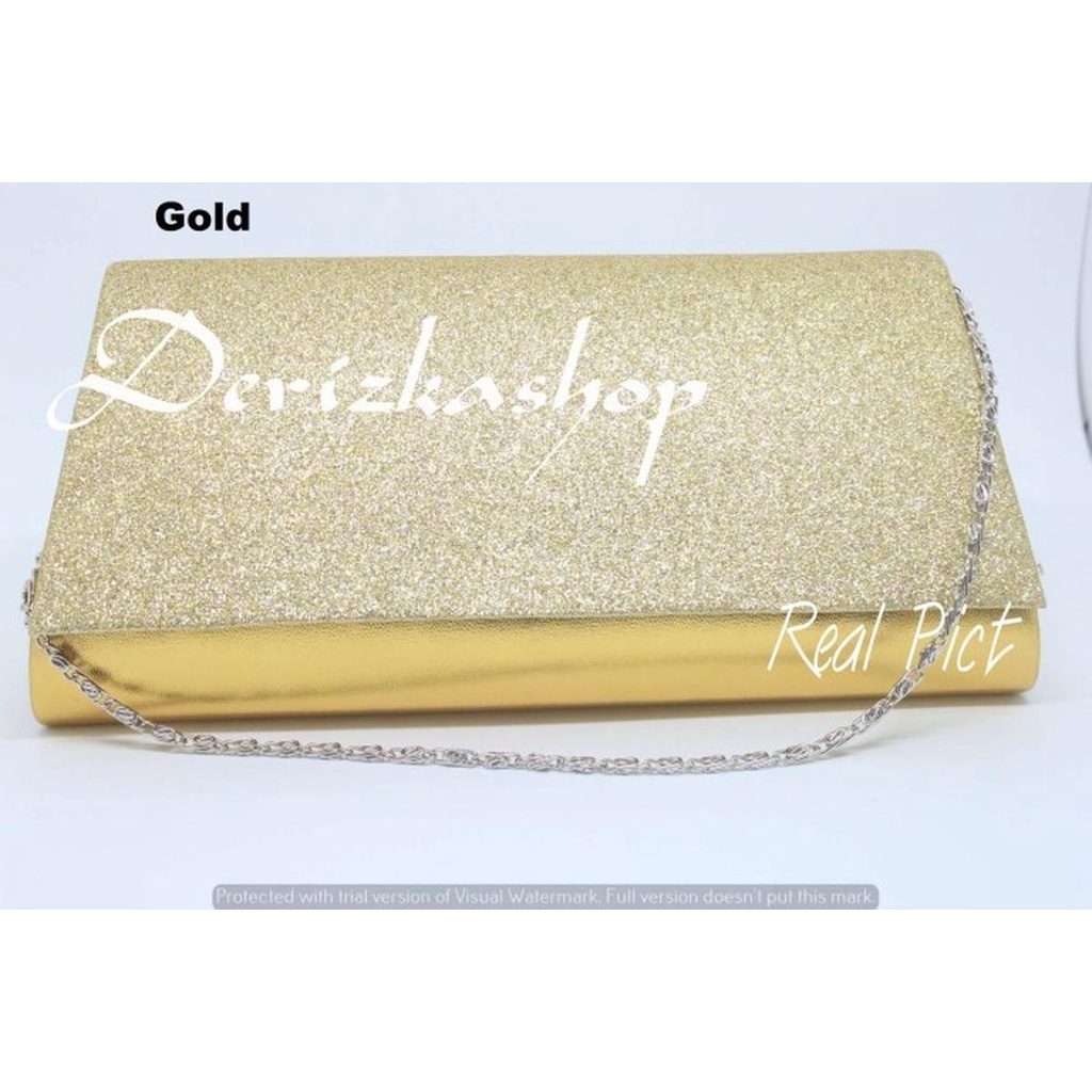 Clutch Wanita Mewah Tas Kondangan Kekinian  Remaja Simple Slingbag Party Bag Bridesmaid Murah Clutch