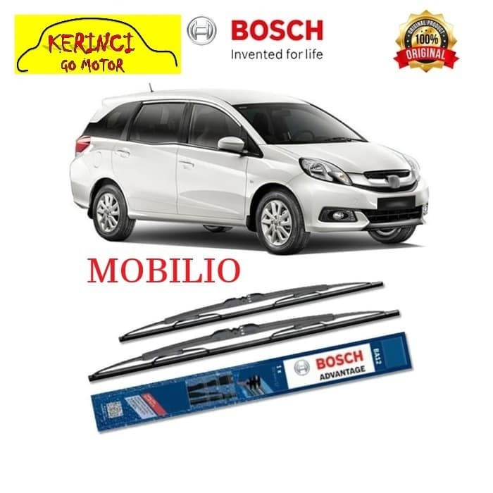 WIPER HONDA MOBILIO BOSCH ADVANTAGE 22&quot; &amp; 16&quot; SEPASANG - WIPER MOBILIO