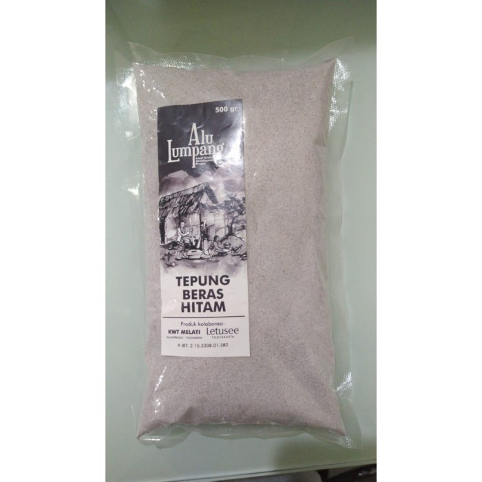 

Ketan-Beras-Tepung- Alu Lumpang - Tepung Beras Hitam 500Gr -Tepung-Beras-Ketan.