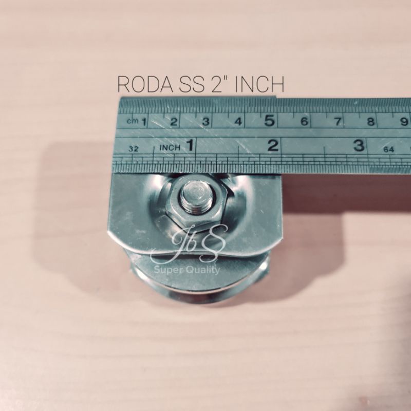 RODA SIKU STAINLESS 2 inch  SUS  201