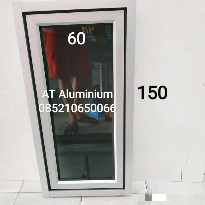 jendela aluminium 60x150 murah harga grosir