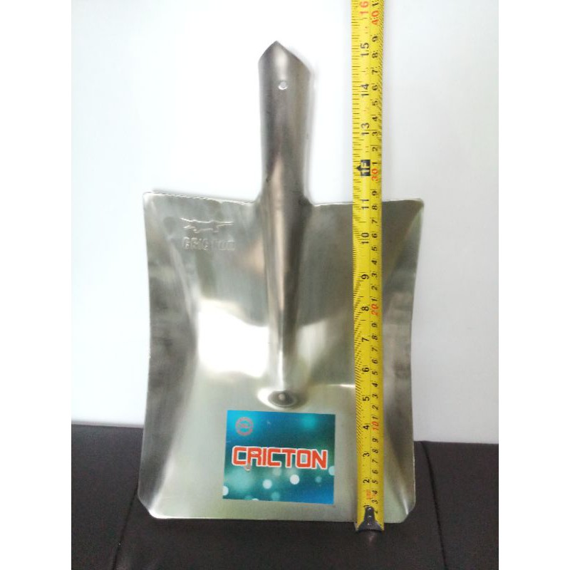 Sekop Rata stainless Tanpa gagang / Kepala sekop Stainless steel CRICTON