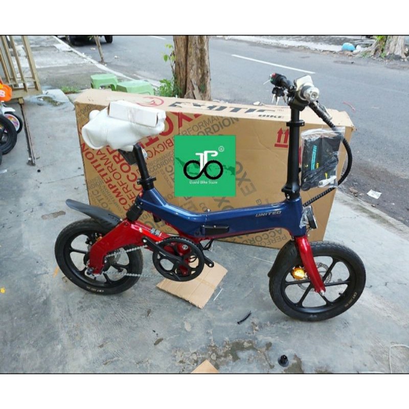 Sepeda lipat 16" E-Bike United IO TERBARU 2020