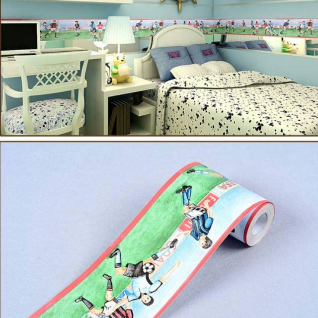

Wallborder sticker kode SB1104 sepakbola
