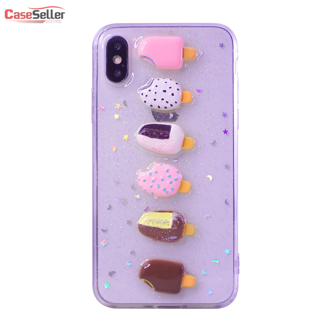 Apple IPhone 7G+  8G+ XR  XS MAX 3D Glitter Blink Softcase