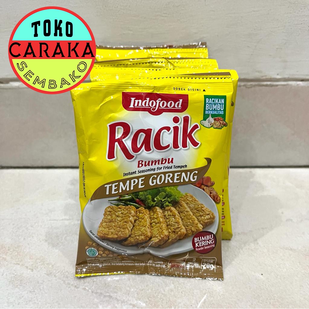 

Indofood Bumbu Racik Tempe Goreng 20g - Kemasan Praktis Sachet Saset