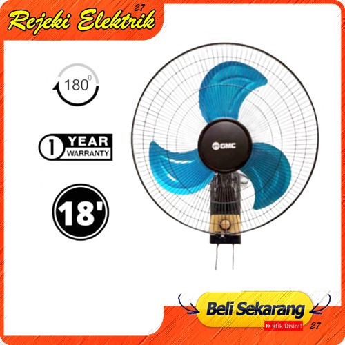 Kipas Angin Dinding Jumbo Tornado Besi Wall Fan GMC 18 Inch - GMC 518